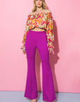 DEPTHS OF BEAUTY FLARE PANTS