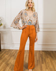 DEPTHS OF BEAUTY FLARE PANTS