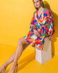 BOSTON GET AWAY WOVEN MINI DRESS