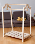 Montessori Wooden Kids Clothing Rack