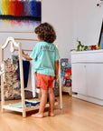 Montessori Wooden Kids Clothing Rack