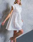 COMMON GROUND TWILL MINI DRESS