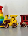Wooden Letter Train Puzzle for Kids