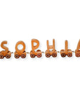 Wooden Letter Train Puzzle for Kids