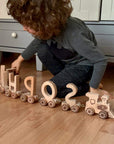 Wooden Letter Train Puzzle for Kids