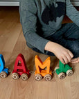Wooden Letter Train Puzzle for Kids