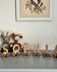 Wooden Letter Train Puzzle for Kids
