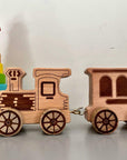 Wooden Letter Train Puzzle for Kids