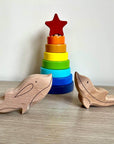 Wooden Ocean Animals Set
