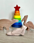 Wooden Ocean Animals Set