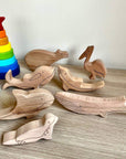 Wooden Ocean Animals Set