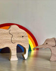Wooden Safari Animals Set