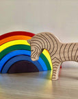 Wooden Safari Animals Set