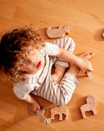 Wooden Safari Animals Set