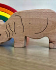 Wooden Safari Animals Set