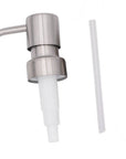 Mason Jar Lifestyle - Satin / Brushed Finish Soap Pump Dispensers for Mason Jars