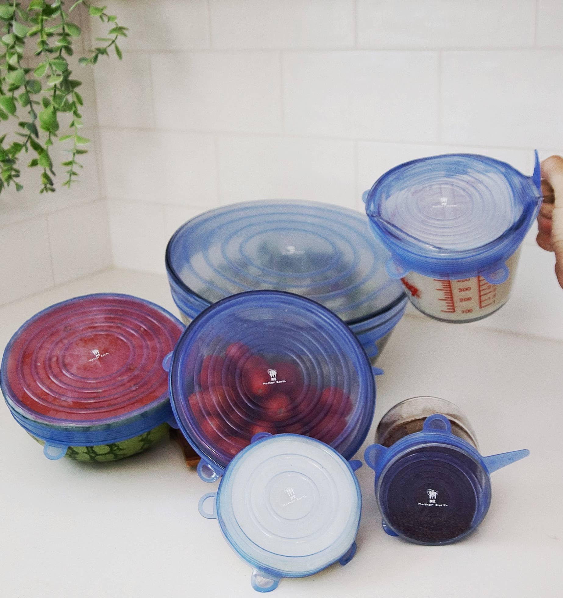 Me Mother Earth Silicone Bowl Covers - Thumbnail 3