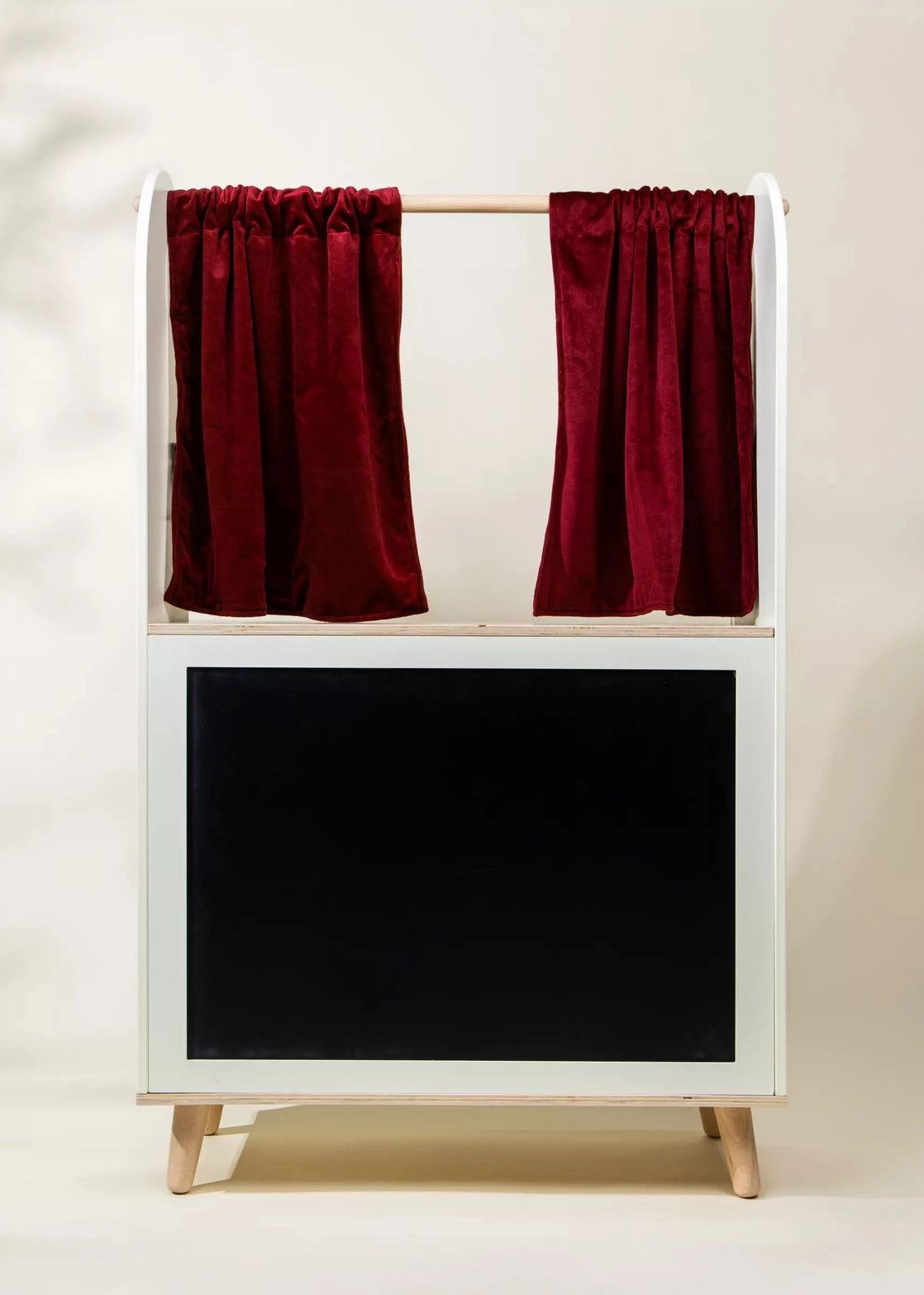Wooden Play Market &amp; Theater Stand