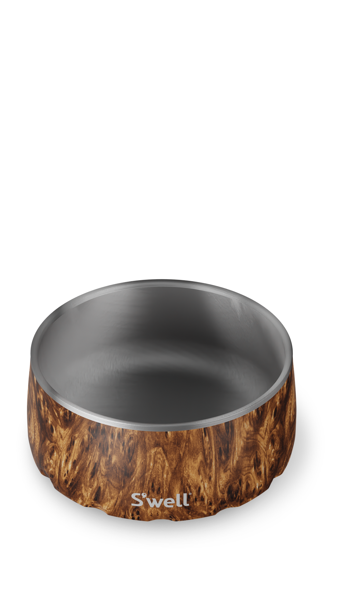 Teakwood Pet Bowl