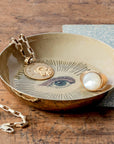 Round Enamel Tray - Eye