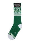 I Read Banned Books Gym Crew Socks
