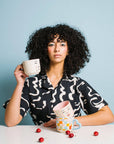 Striped Face Mug