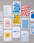 2027 Tear-off Postcard Illustrated Calendar