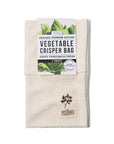 TWO POCKET Reusable Vegetable Storage Bag for Herbs, Snacks
