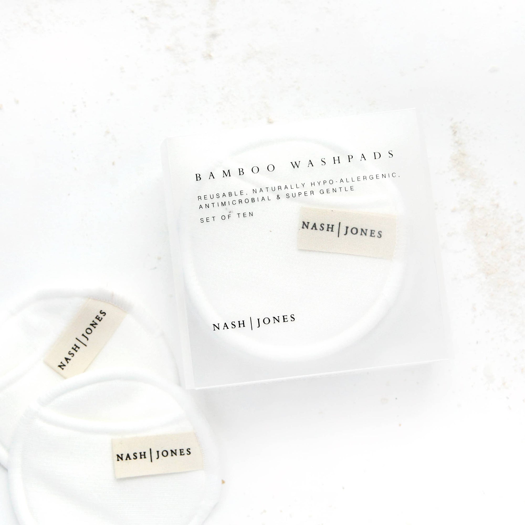 Bamboo and Cotton Reusable Facial Pads