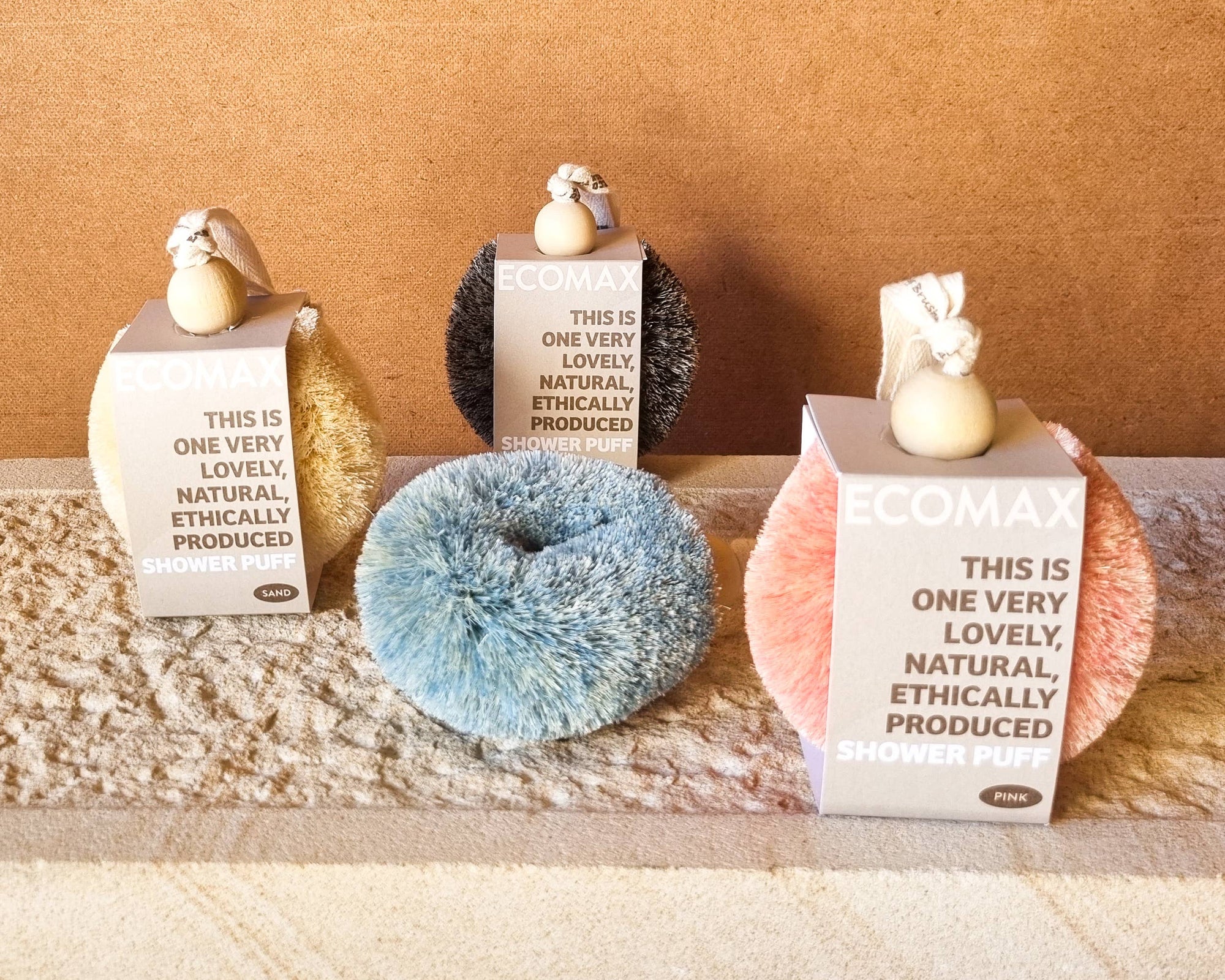 Ethical Global - Spa Shower Puff Body Brushes - Handmade - All Natural