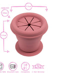Silicone Baby Suction Snack Pot with Lid