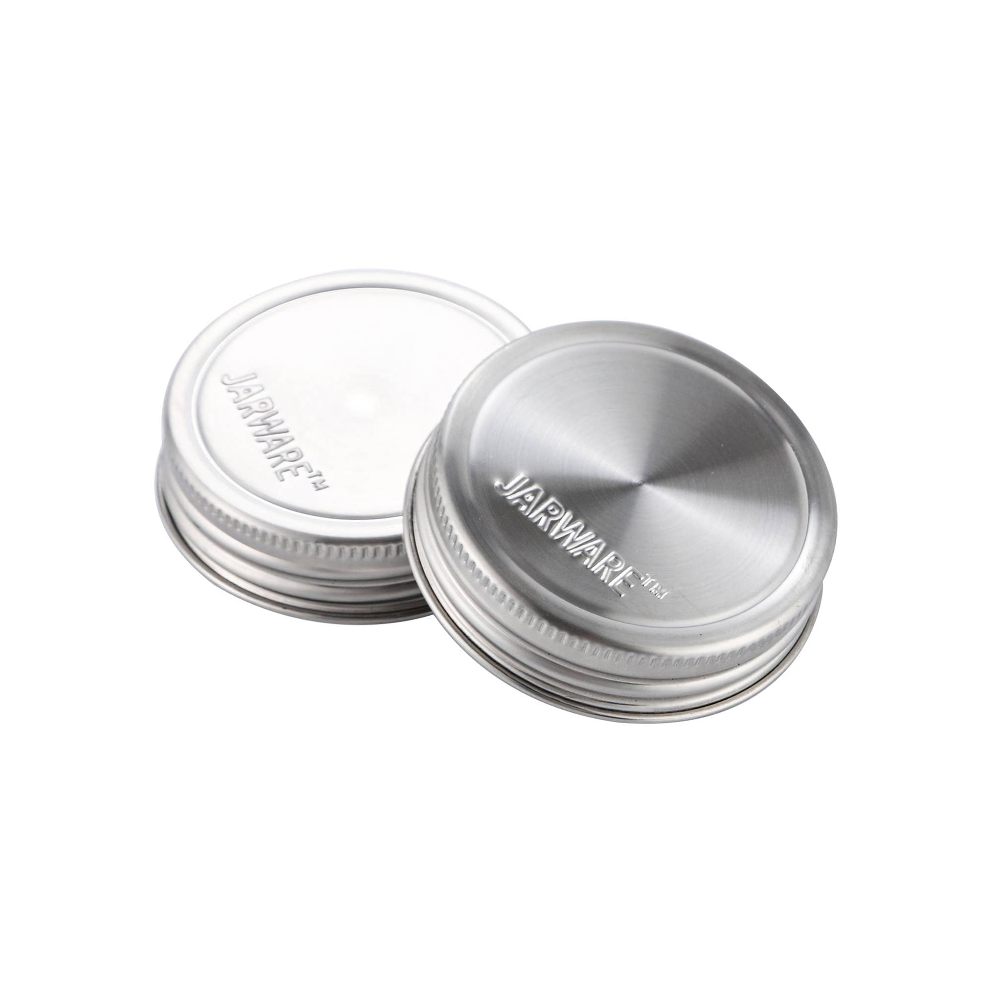 Jarware Stainless Steel Mason Jar Lids, Set of 8