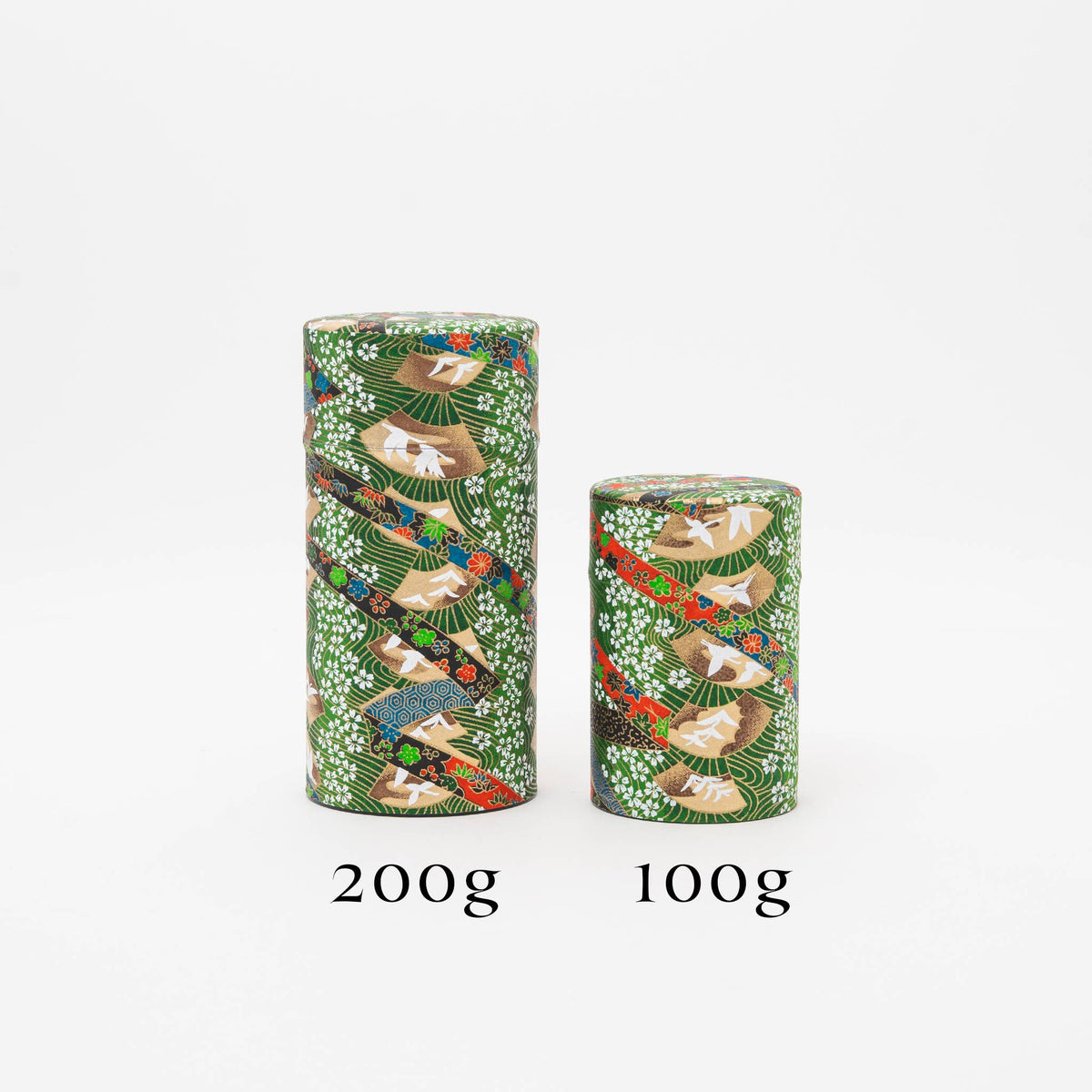 Japanese Traditional Washi Tea Canister – 20 Pattern 100g