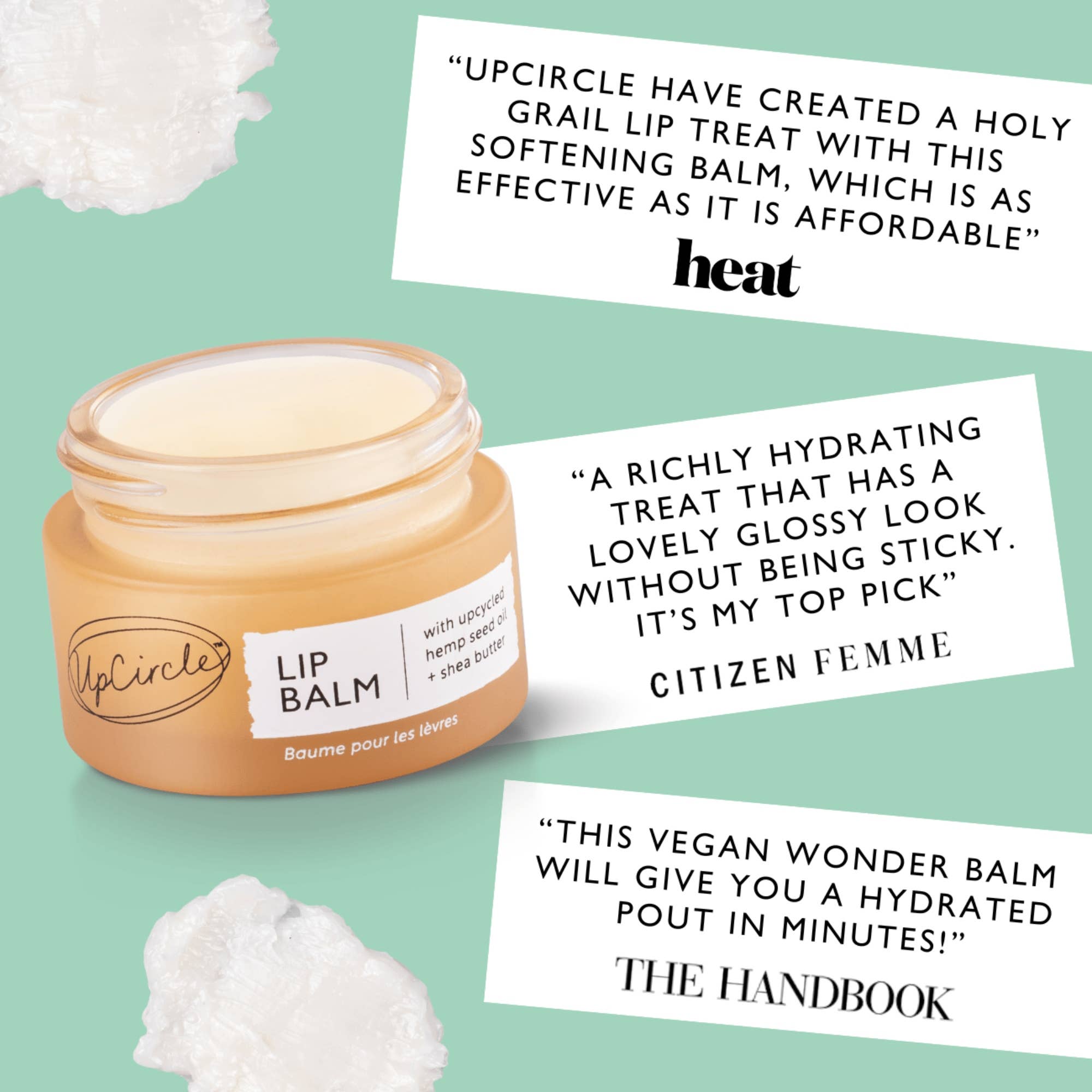 Natural Eco Friendly Vegan Lip Balm to hydrate and nourish
