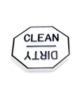 Fox Run Clean or Dirty Dishwasher Magnet, 2.5" x 2.5"