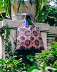 DECORATIVE ART Tapestry Tea Rose Recycled Bag