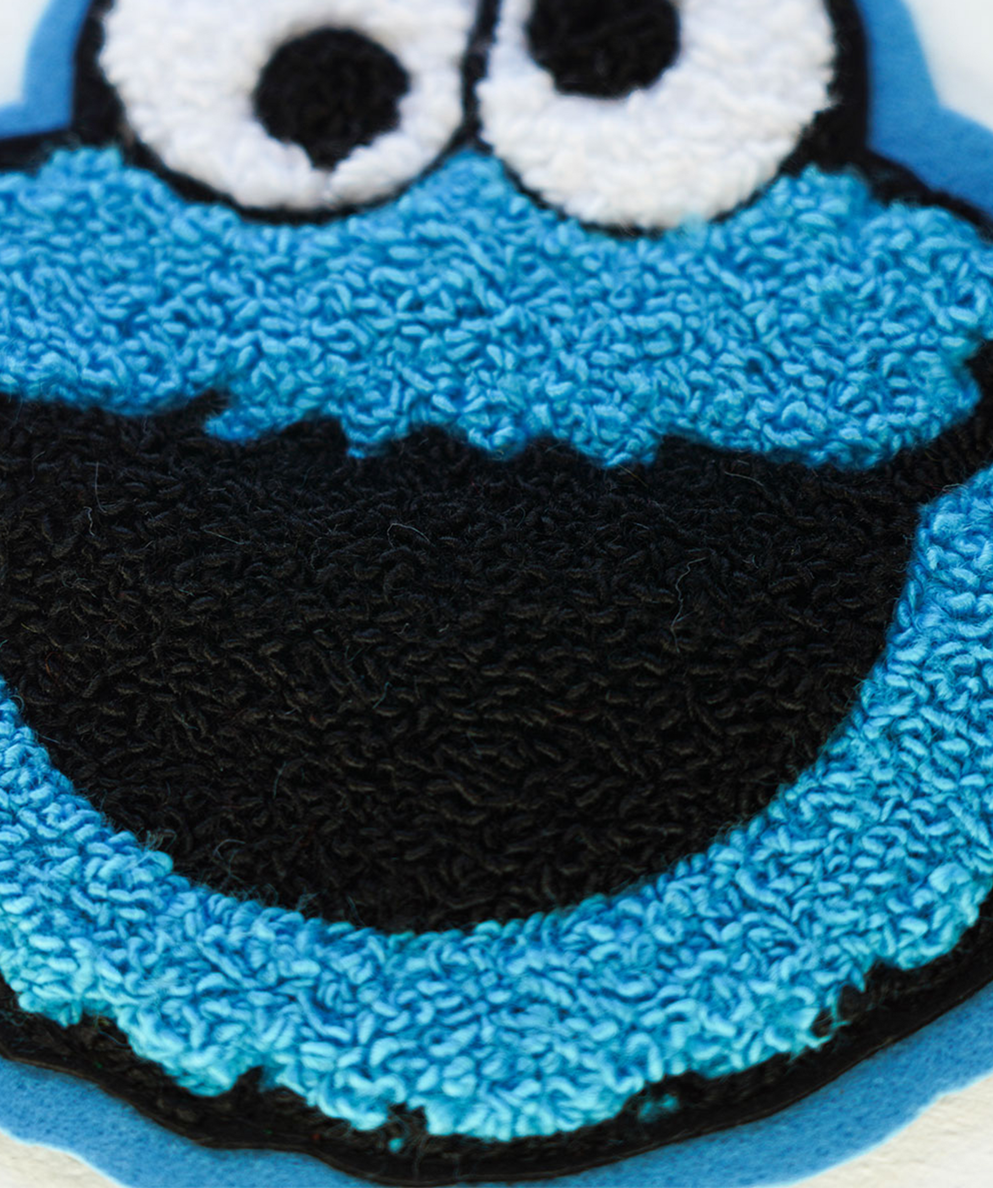 Cookie Monster Chenille Patch • Sesame Street x Oxford Pennant