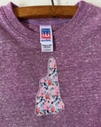 New Hampshire Baby Bodysuit - Purple