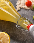 Fox Run Flip Top Glass Bottle, 1 Liter Air Tight Bottle