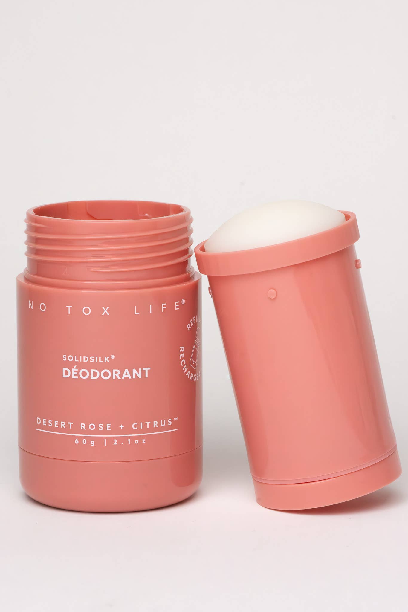 SOLIDSILK® Deodorant (Desert Rose &amp; Citrus) Refillable TUBE - No Tox Life