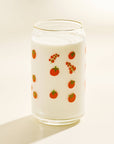 One & Only Paper - Tomato Gold Rimmed Soda Can Glass