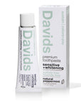 Davids travel size premium toothpaste / sensitive+whitening