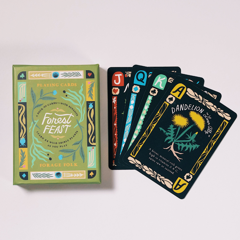 Forest Feast Foraging Playing Card Deck