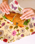 Bee's Wrap - Sandwich Wrap - Meadow Magic, Vegan Wax