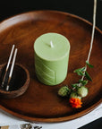 Eir | Rune Carved Candle based on Norse Magic | Well-being