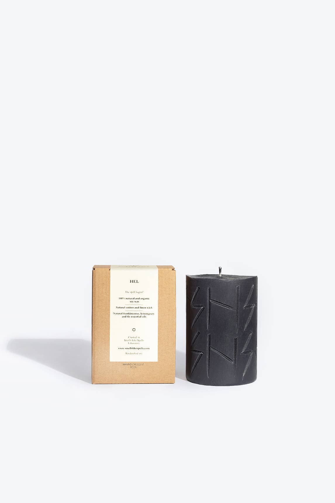 Hel | Rune Carved Candle inspired by Norse Magic | Renewal