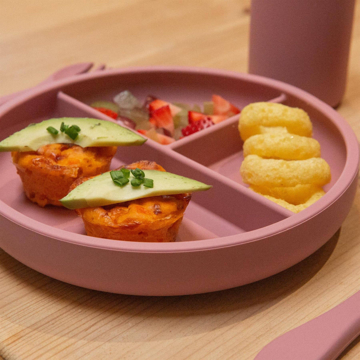 Silicone Baby Divided Suction Plate
