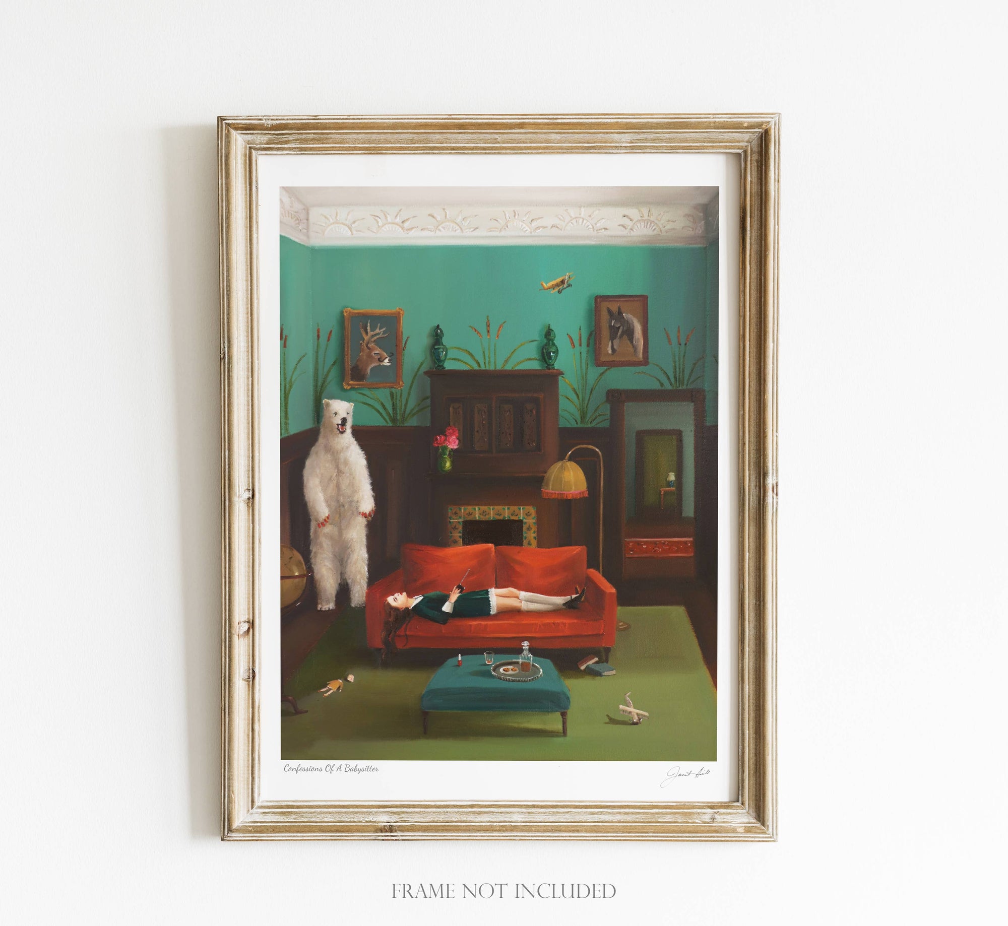 Confessions Of A Babysitter. 8.5"x11" Art Print