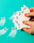 Ghost Cat Clear Sticker