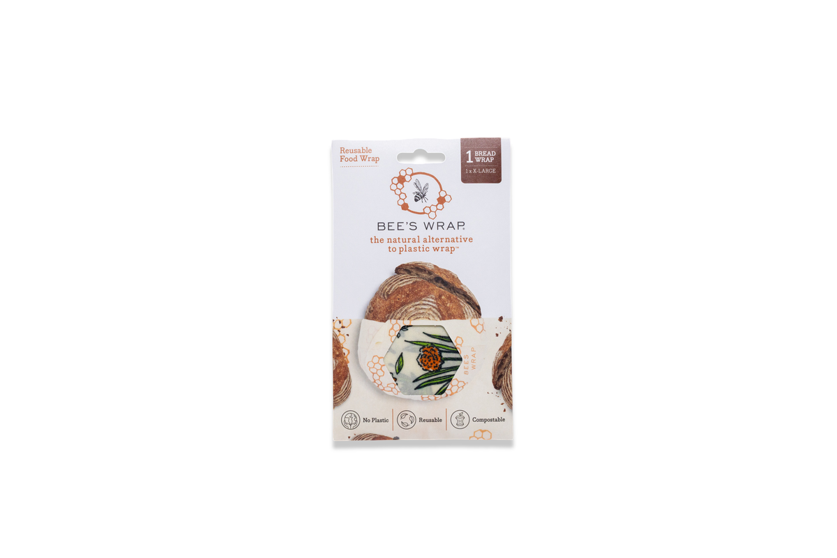 Bees Wrap Beeswax Reusable Bread Wrap - Herb Garden Print